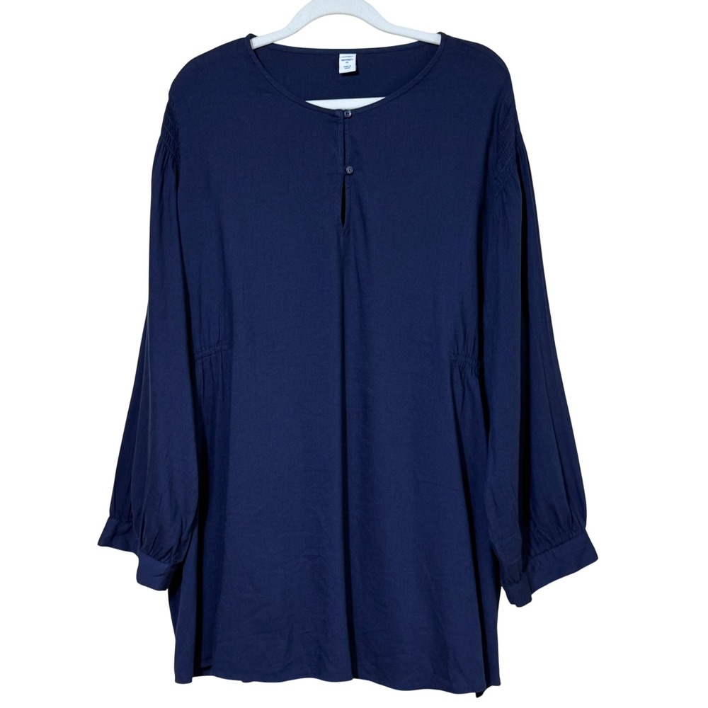 Old Navy Maternity Blouse NEW Navy Blue XL